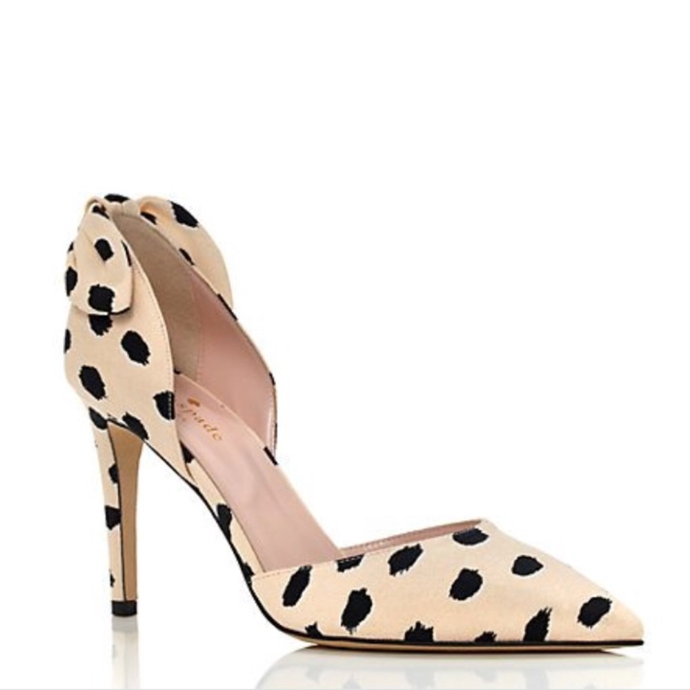 Kate Spade Spotted Peggy Heels